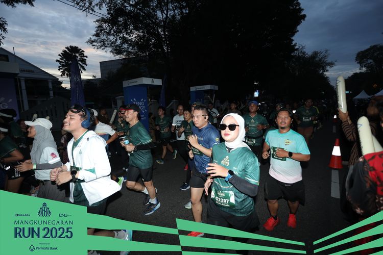 Race photo from Mangkunegaran Run 2025