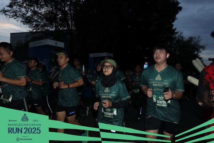 Race photo from Mangkunegaran Run 2025