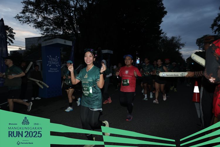 Race photo from Mangkunegaran Run 2025