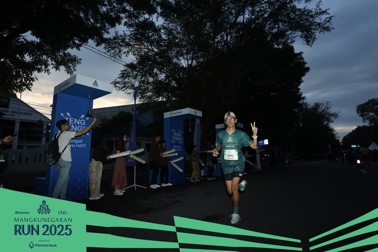 Race photo from Mangkunegaran Run 2025