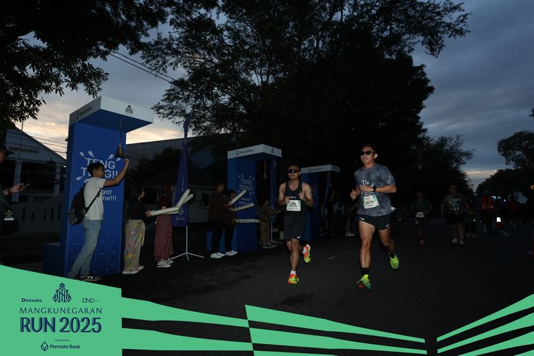 Race photo from Mangkunegaran Run 2025