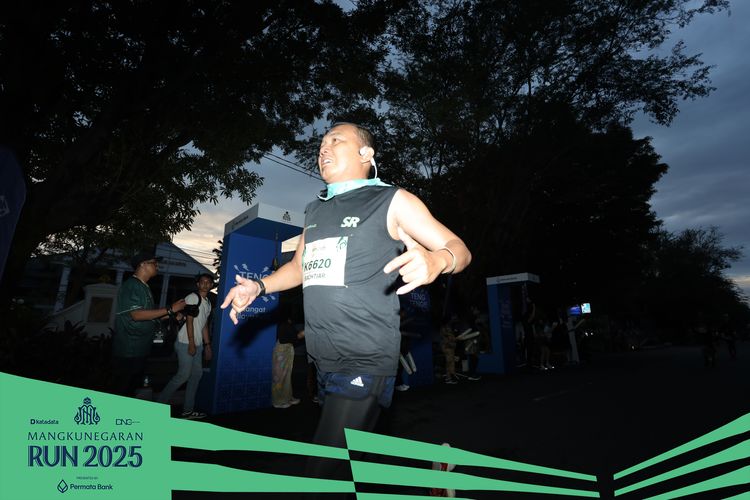 Race photo from Mangkunegaran Run 2025