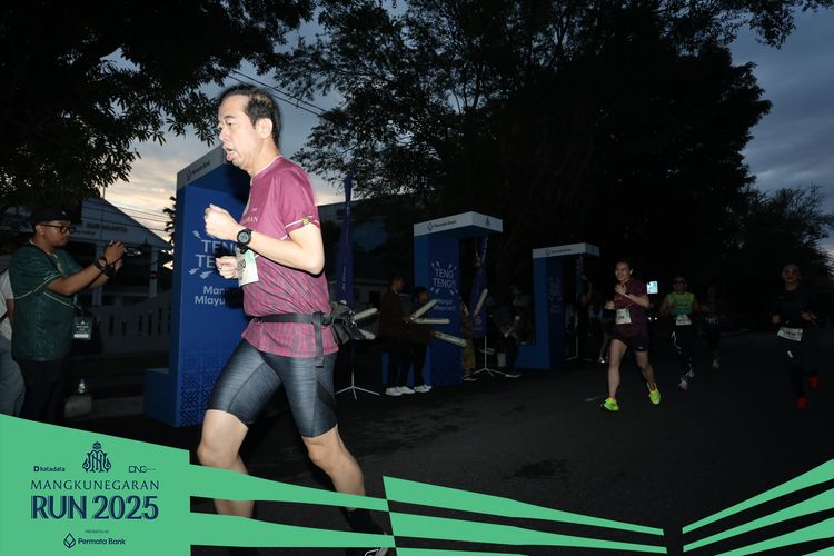 Race photo from Mangkunegaran Run 2025