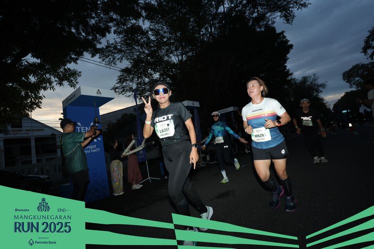 Race photo from Mangkunegaran Run 2025