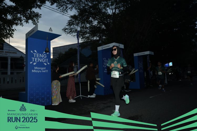 Race photo from Mangkunegaran Run 2025