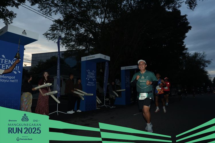 Race photo from Mangkunegaran Run 2025