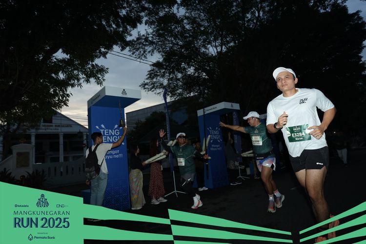 Race photo from Mangkunegaran Run 2025