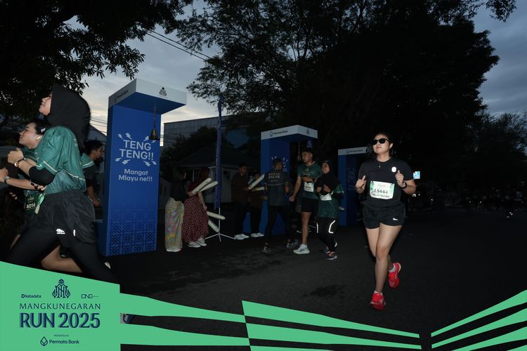 Race photo from Mangkunegaran Run 2025