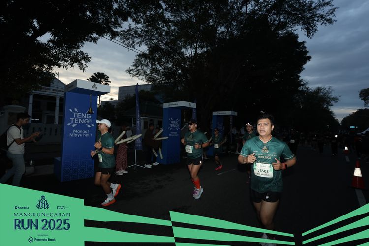 Race photo from Mangkunegaran Run 2025