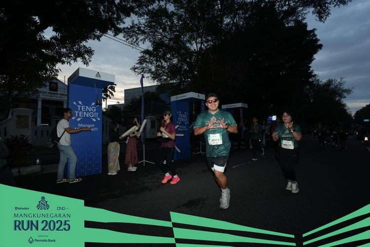 Race photo from Mangkunegaran Run 2025