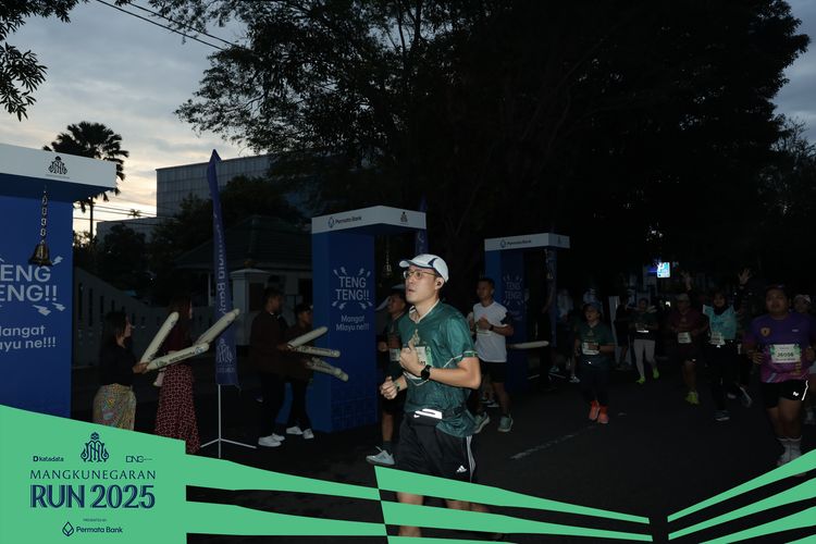 Race photo from Mangkunegaran Run 2025