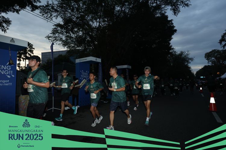 Race photo from Mangkunegaran Run 2025