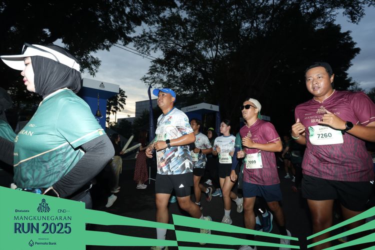 Race photo from Mangkunegaran Run 2025