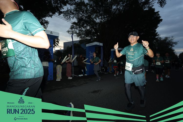 Race photo from Mangkunegaran Run 2025