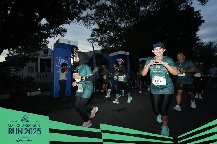 Race photo from Mangkunegaran Run 2025