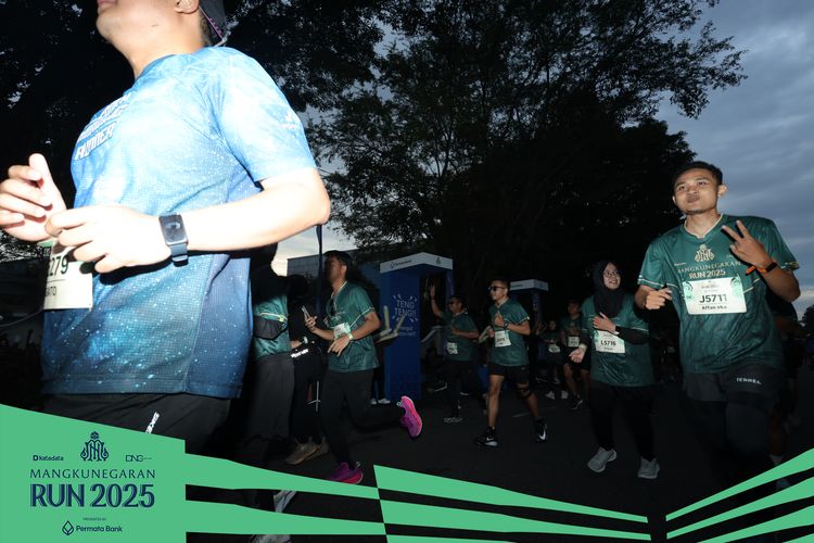 Race photo from Mangkunegaran Run 2025