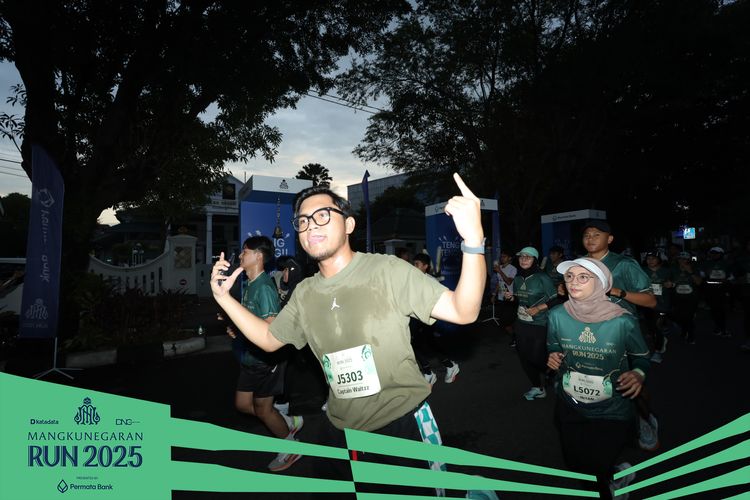 Race photo from Mangkunegaran Run 2025
