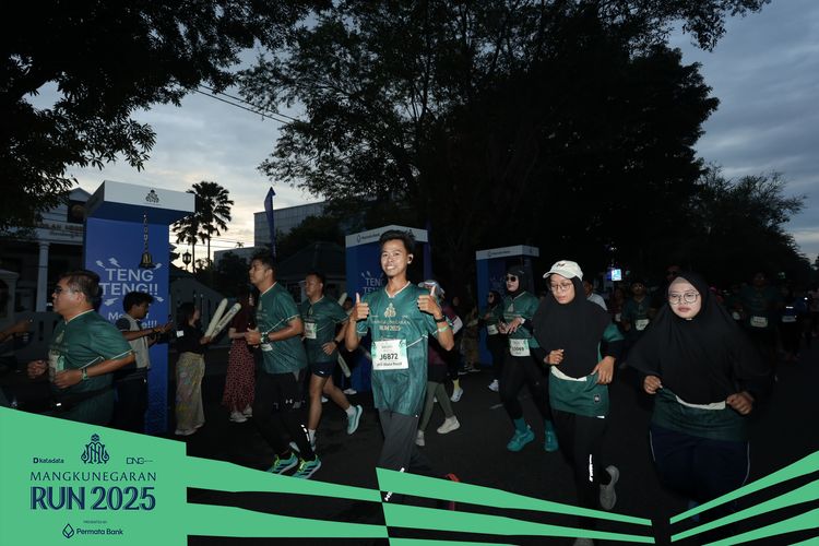 Race photo from Mangkunegaran Run 2025
