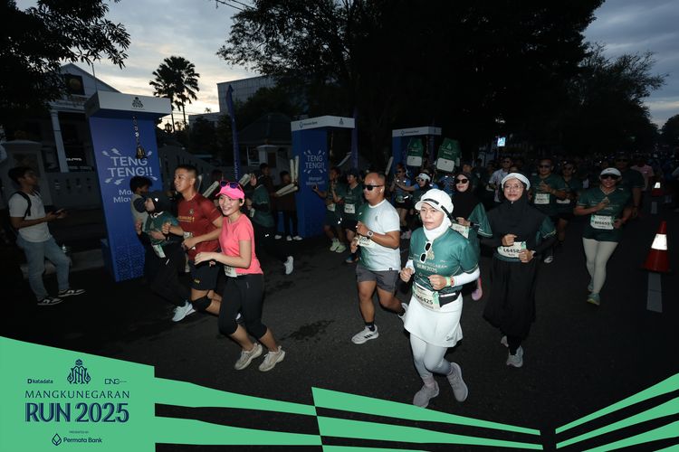Race photo from Mangkunegaran Run 2025