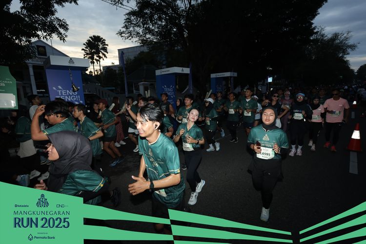 Race photo from Mangkunegaran Run 2025