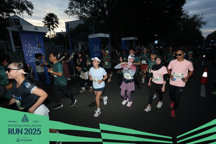 Race photo from Mangkunegaran Run 2025