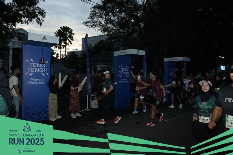 Race photo from Mangkunegaran Run 2025