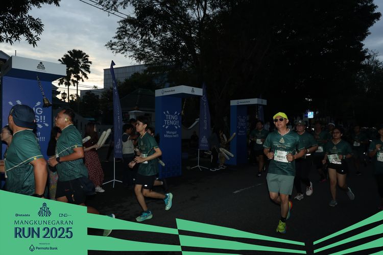 Race photo from Mangkunegaran Run 2025