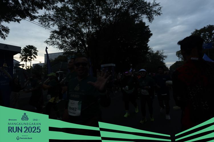 Race photo from Mangkunegaran Run 2025