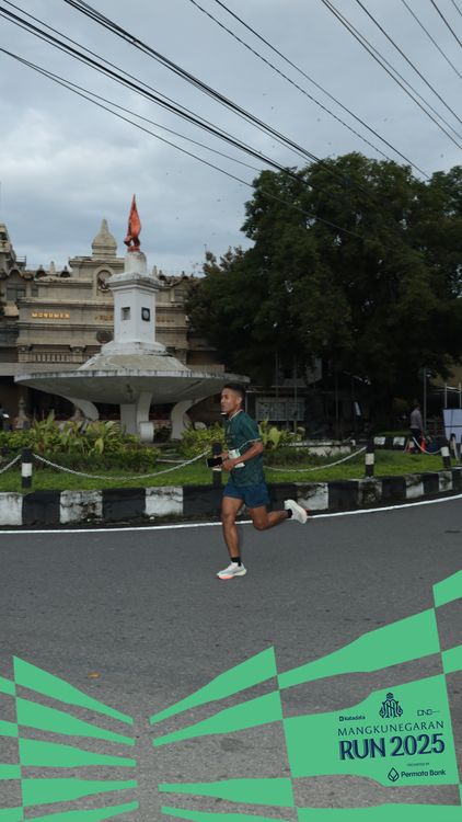 Race photo from Mangkunegaran Run 2025