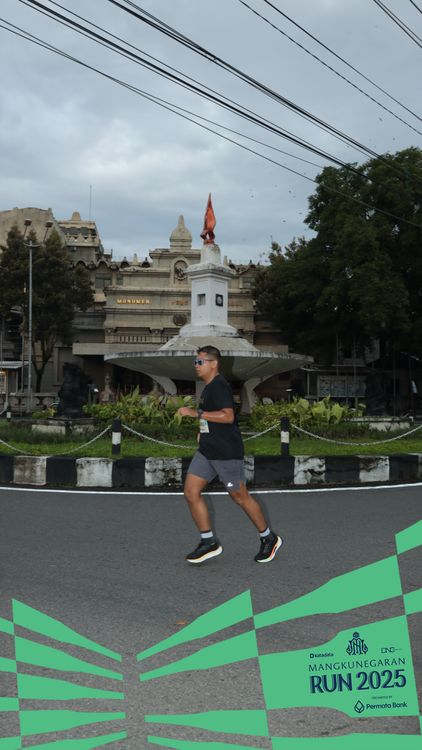 Race photo from Mangkunegaran Run 2025