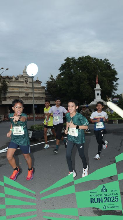 Race photo from Mangkunegaran Run 2025
