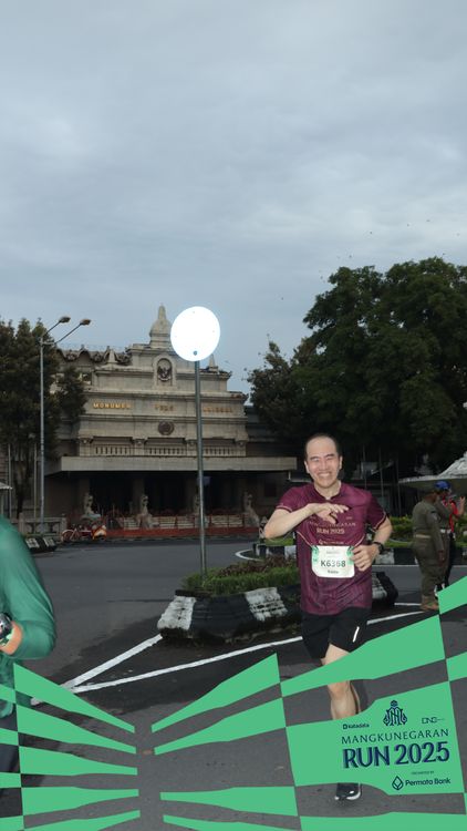 Race photo from Mangkunegaran Run 2025
