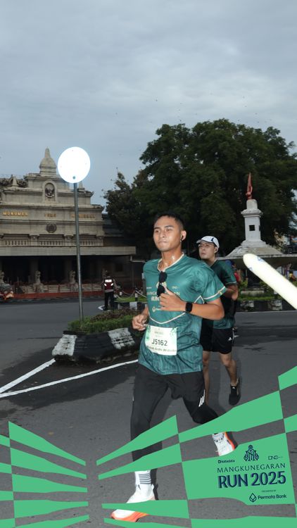 Race photo from Mangkunegaran Run 2025