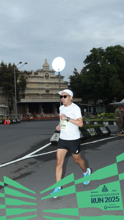 Race photo from Mangkunegaran Run 2025