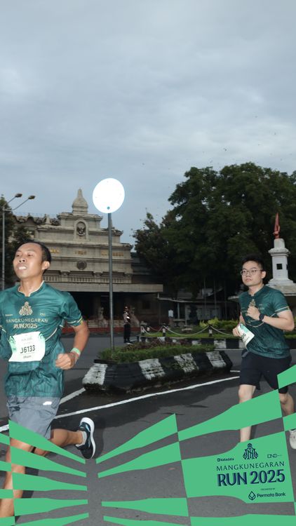 Race photo from Mangkunegaran Run 2025