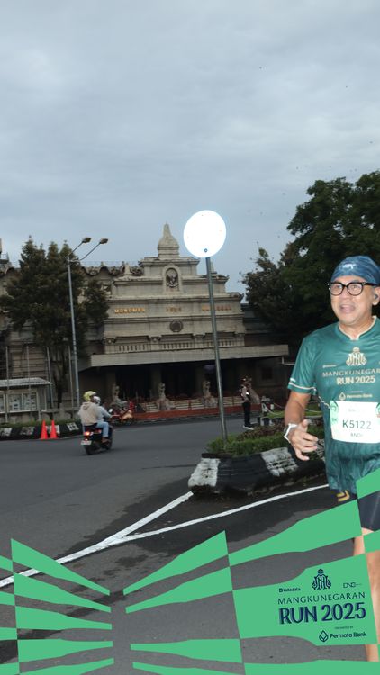 Race photo from Mangkunegaran Run 2025