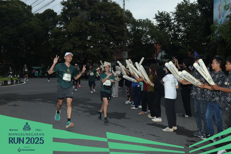 Race photo from Mangkunegaran Run 2025