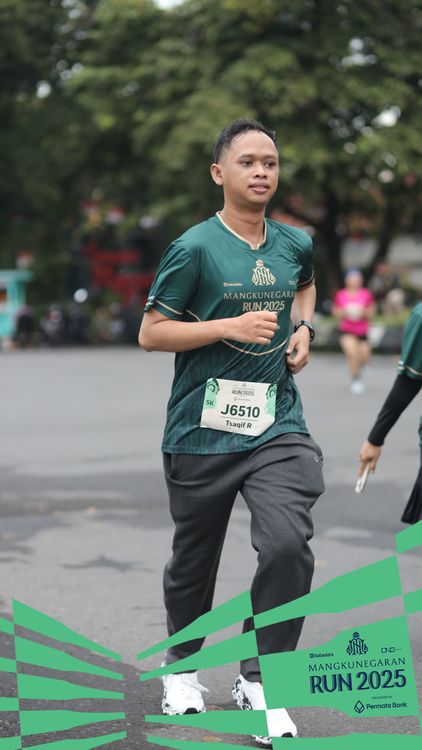 Race photo from Mangkunegaran Run 2025