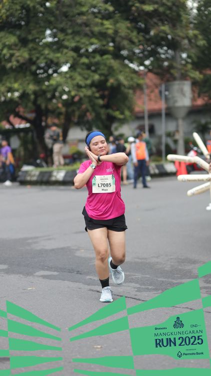 Race photo from Mangkunegaran Run 2025