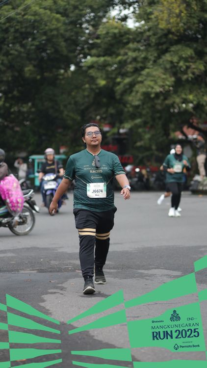Race photo from Mangkunegaran Run 2025