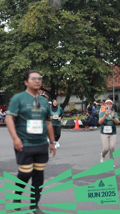 Race photo from Mangkunegaran Run 2025