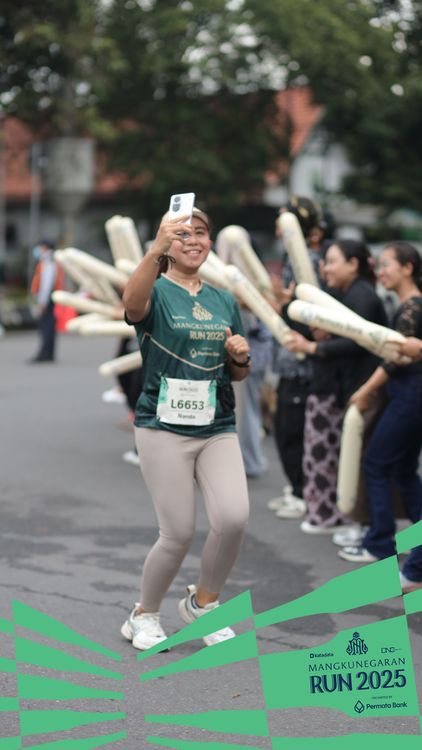 Race photo from Mangkunegaran Run 2025