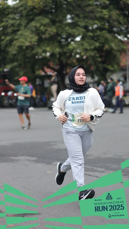Race photo from Mangkunegaran Run 2025