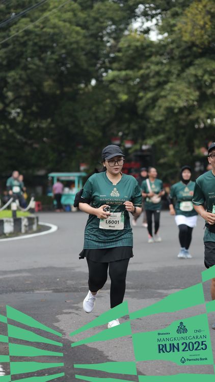 Race photo from Mangkunegaran Run 2025