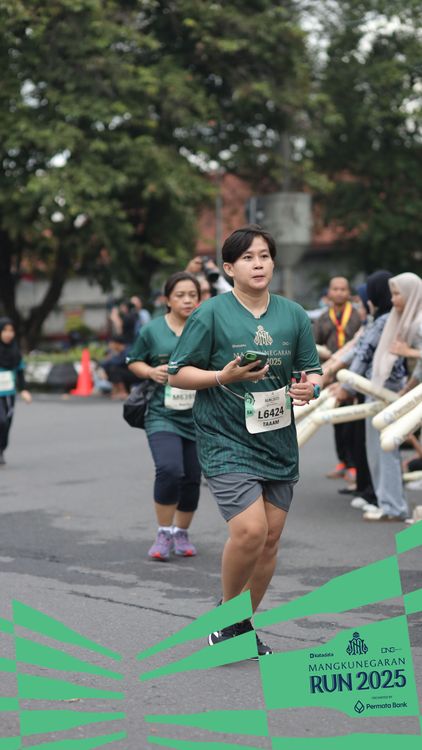 Race photo from Mangkunegaran Run 2025