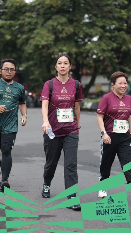 Race photo from Mangkunegaran Run 2025