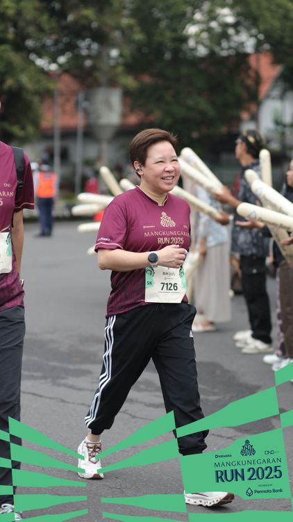 Race photo from Mangkunegaran Run 2025