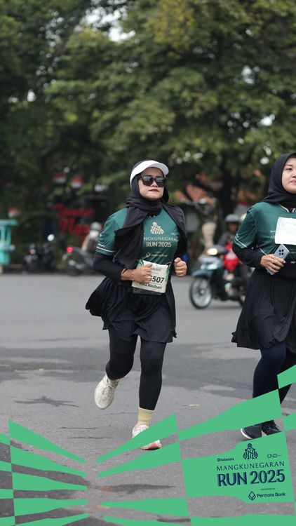 Race photo from Mangkunegaran Run 2025