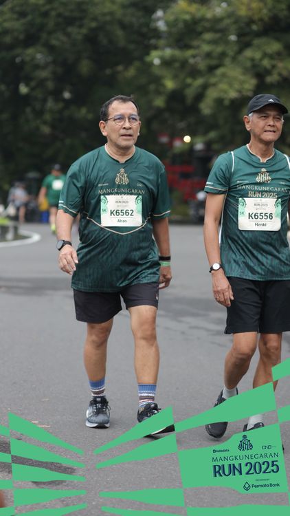 Race photo from Mangkunegaran Run 2025