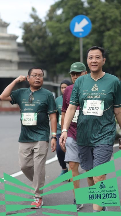 Race photo from Mangkunegaran Run 2025